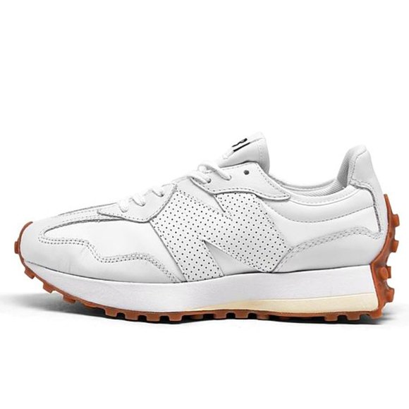 New Balance 327 Leather Women Sneakers Shoes White size 5.5  NEW  #WS327LS - Picture 5 of 15